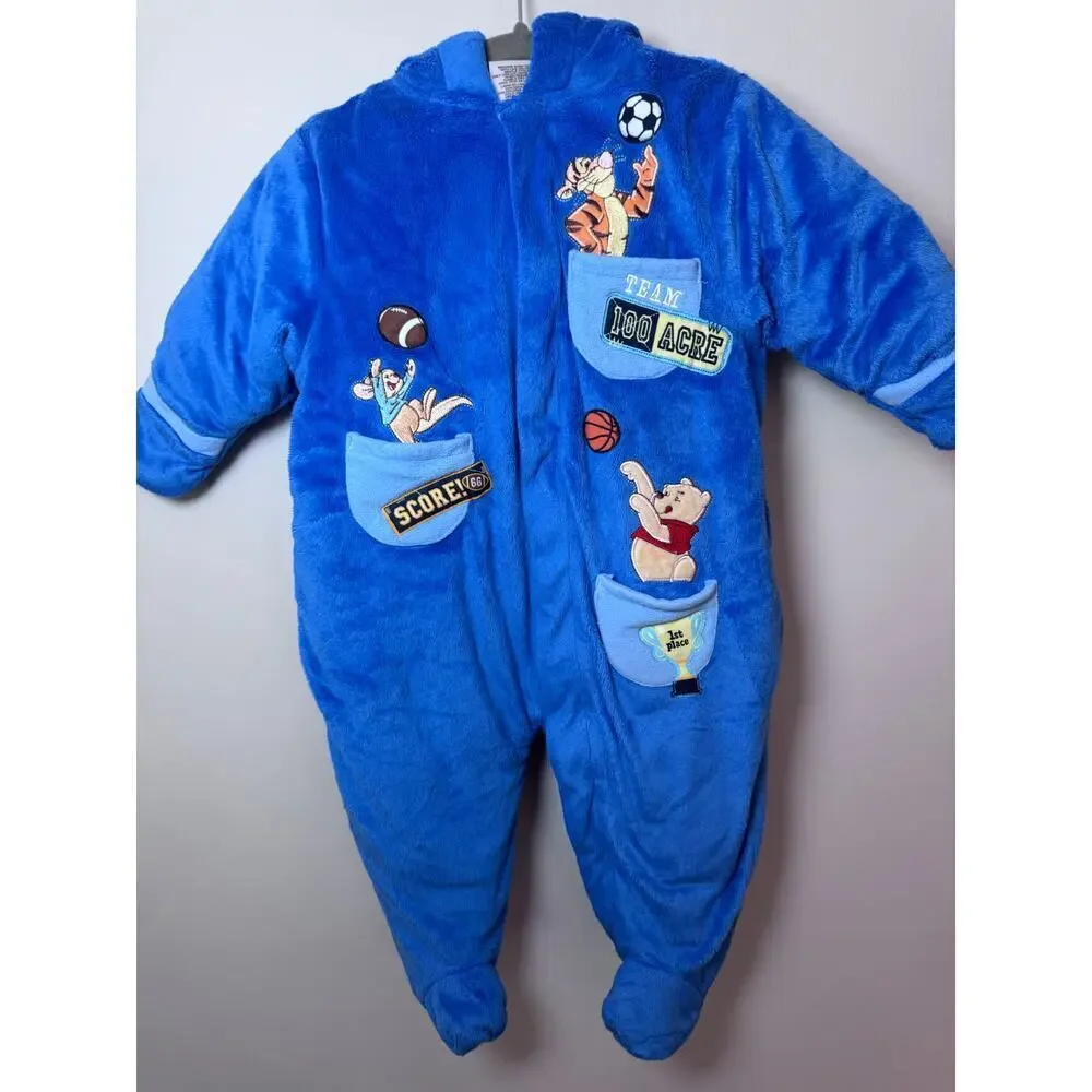 Disney Winnie the Pooh vintage baby bunting size 6-9 months